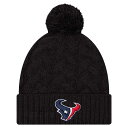 【送料無料】 ニューエラ レディース 帽子 アクセサリー Women's New Era Black Houston Texans Cable Cuffed K...