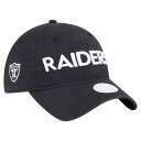 【送料無料】 ニューエラ レディース 帽子 アクセサリー Women's New Era Black Las Vegas Raiders Cece 9TWENT...