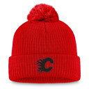 【送料無料】 ファナティクス レディース 帽子 アクセサリー Women's Fanatics Red Calgary Flames Cuffed Knit H...