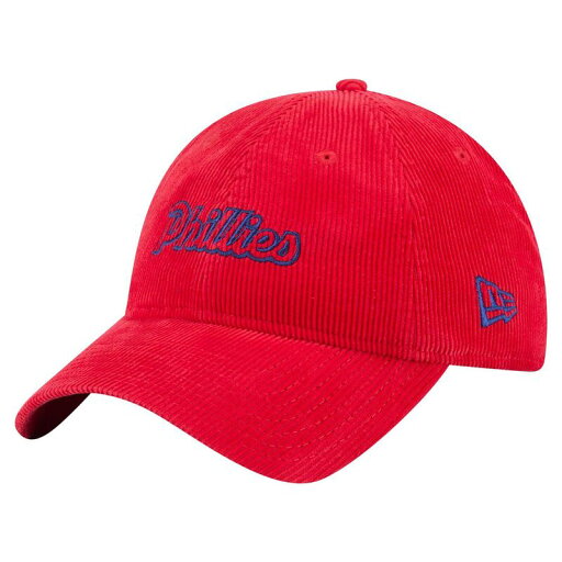 【送料無料】 ニューエラ レディース 帽子 アクセサリー Women's New Era Red Philadelphia Phillies Corduroy 9TWENTY Adjustable Hat Phl Red 【送料無料】 ニューエラ レディース 帽子 アクセサリー Women's New Era Red Philadelphia Phillies Corduroy 9TWENTY Adjustable Hat Phl Red