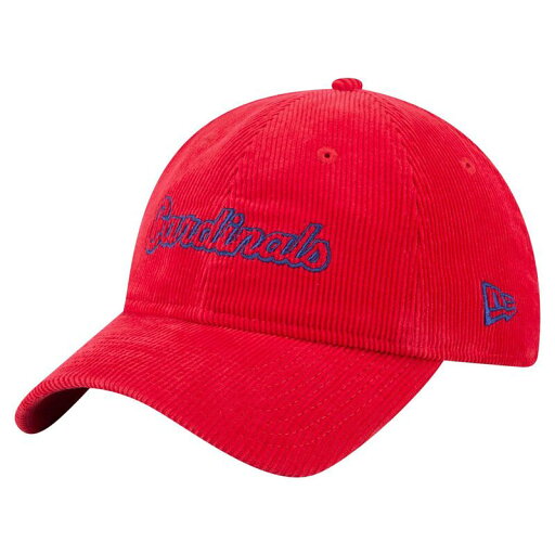 【送料無料】 ニューエラ レディース 帽子 アクセサリー Women's New Era Red St. Louis Cardinals Corduroy 9TWENTY Adjustable Hat Crd Red 【送料無料】 ニューエラ レディース 帽子 アクセサリー Women's New Era Red St. Louis Cardinals Corduroy 9TWENTY Adjustable Hat Crd Red