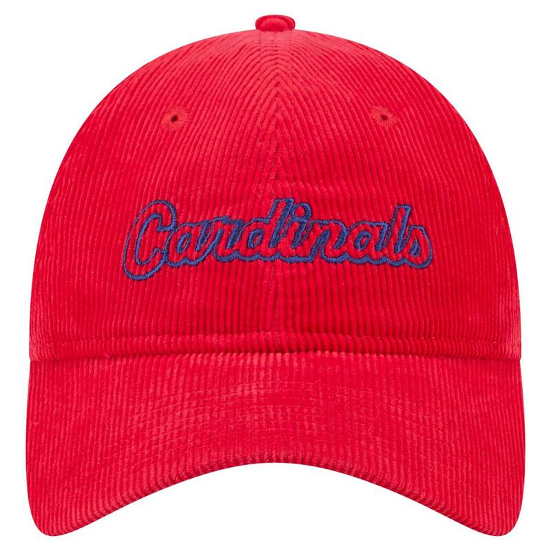 【送料無料】 ニューエラ レディース 帽子 アクセサリー Women's New Era Red St. Louis Cardinals Corduroy 9TWENTY Adjustable Hat Crd Red