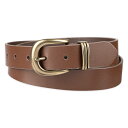 【送料無料】 リーバイス レディース ベルト アクセサリー Women's Levi's Genuine Leather Triple Metal Keeper...