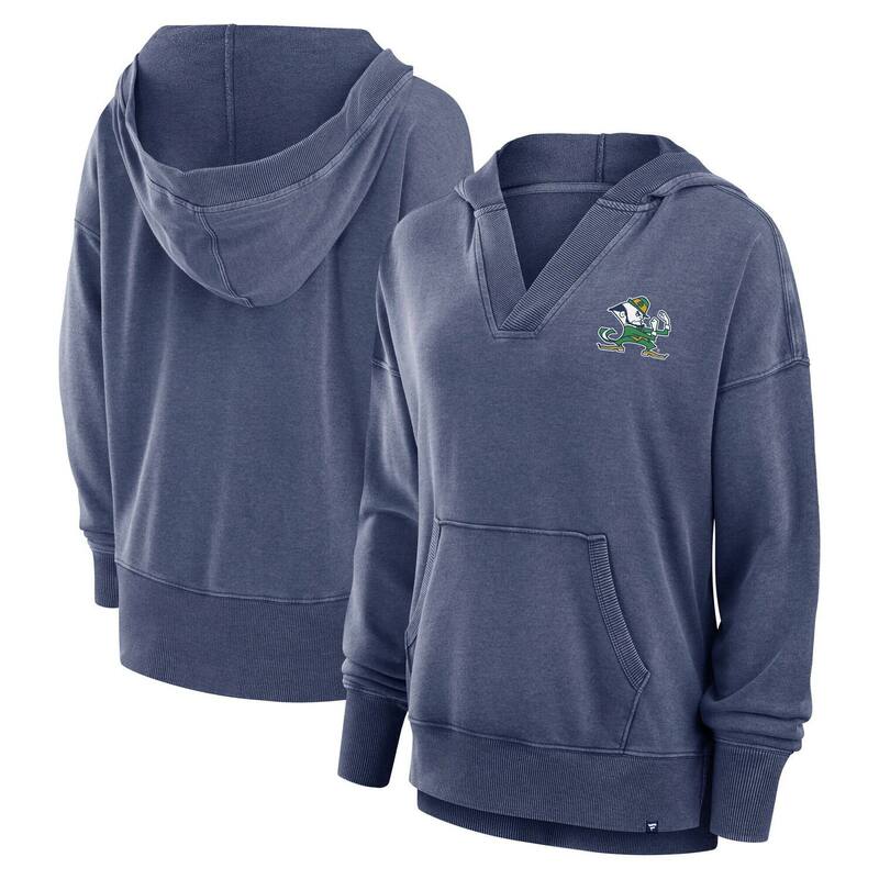 ̵ եʥƥ ǥ T ȥåץ Women's Fanatics Navy Notre Dame Fighti...