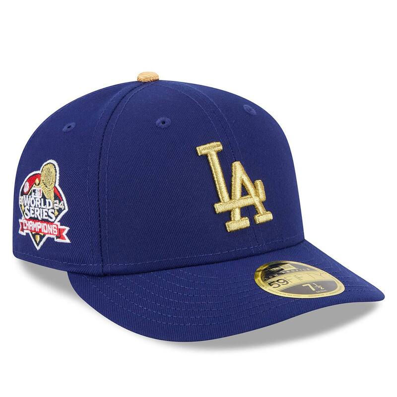 【送料無料】 ニューエラ メンズ 帽子 アクセサリー Men's New Era Royal Los Angeles Dodgers 2025 Gold Collection Low Profile 59FIFTY Fitted Hat Lad Blue