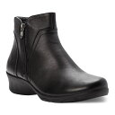 【送料無料】 プロペット レディース ブーツ・レインブーツ シューズ Propet Waverly Women's Leather Ankle Boots Bl...