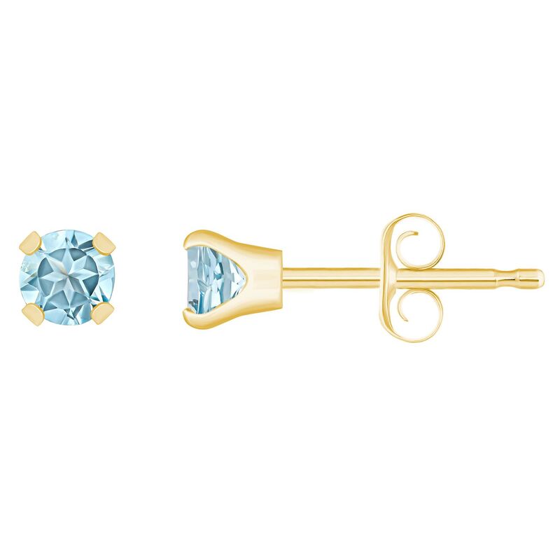 アンブランデッド レディース アクセサリー ピアス・イヤリング Unbranded 14k Gold Birthstone Stud Earrings March ゴールド(4)
