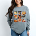 【送料無料】 Simply Sage Market レディース Tシャツ トップス Simply Sage Market Turkey Coquette Garment Dyed Long Sleeve Grey