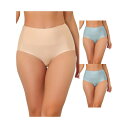 【送料無料】 アレグラ ケー レディース パンツ アンダーウェア 3 Packs Women's Tummy Control No Show Hipster U...