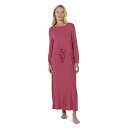 【送料無料】 メモイ レディース ナイトウェア アンダーウェア Women's Front Tie Nursing Night Gown Rouge
