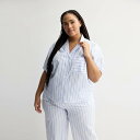 【送料無料】 ソノマ レディース ナイトウェア アンダーウェア Plus Size Sonoma Goods For Life Woven Sleep Top ...