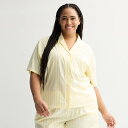 【送料無料】 ソノマ レディース ナイトウェア アンダーウェア Plus Size Sonoma Goods For Life Woven Sleep Top ...