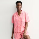 【送料無料】 ソノマ レディース ナイトウェア アンダーウェア Women's Sonoma Goods For Life Woven Short Sleeve...