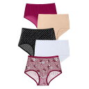 【送料無料】 コンフォート チョイス レディース パンツ アンダーウェア Comfort Choice Plus Size Full Coverage Stre...