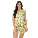 【送料無料】 クドルドッズ レディース ナイトウェア アンダーウェア Women's Cuddl Duds Cozy Pajama Tank Top & Paj...