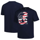 【送料無料】 プロファイル メンズ Tシャツ トップス Men's Profile Navy Chicago Cubs Big & Tall American T-Shirt Cub Navy