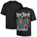 【送料無料】 フォーティセブンブランド メンズ Tシャツ トップス Men's '47 Black New York Knicks Sigma Foundation Premium Heavyweight T-Shirt Kni Black