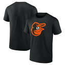 【送料無料】 プロファイル メンズ Tシャツ トップス Men's Profile Black Baltimore Orioles Big & Tall Primary Logo T-Shirt Orl Black