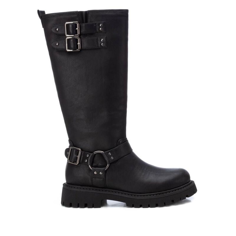 キシタイ レディース シューズ ブーツ・レインブーツ Women's Biker Boots By XTI 142937 Black ブラック