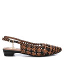 【送料無料】 キシタイ レディース サンダル シューズ Xti Women's Slingback Flats 143936 Camel(4)