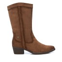 【送料無料】 リフレッシュ レディース ブーツ・レインブーツ シューズ Refresh Women's Italian Western Suede Boots 172127 Camel