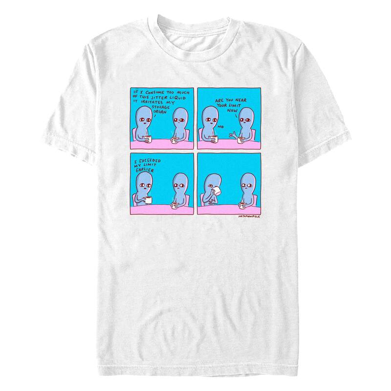 ReVida ŷԾŹ㤨̵֡ 饤 饯  T ȥåץ Men's I Exceeded My Limit Earlier Graphic Tee WhiteפβǤʤ6,480ߤˤʤޤ