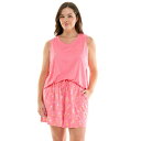 【送料無料】 クロフト&バロー レディース ナイトウェア アンダーウェア Plus Size Croft & Barrow Lush Luxe Pajama T...
