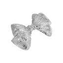 【送料無料】 1928 レディース ヘアアクセサリー アクセサリー 1928 Large Patterned Bow Hair Barrette Gray