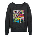 【送料無料】 スター ウォーズ レディース Tシャツ トップス Women's Star Wars Boba Fett French Terry Long Sleeve Tee Heather Charcoal