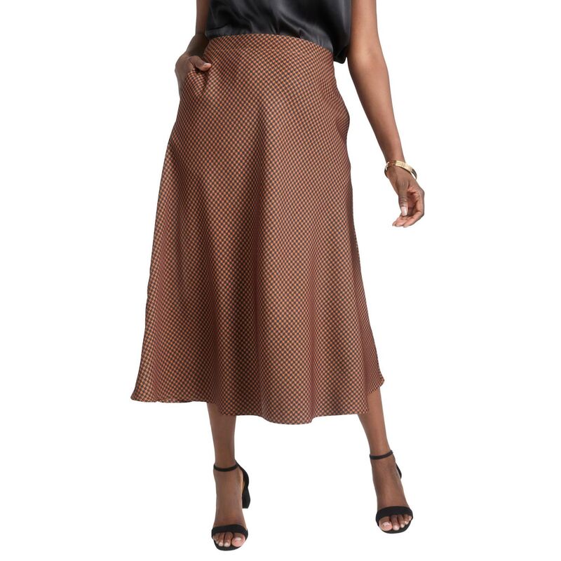 ジェシカロンドン レディース ボトムスカート プラスサイズ Jessica London Women's Plusize Bi-Stretc..