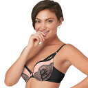 【送料無料】 メイデンフォーム レディース ブラジャー アンダーウェア Maidenform Love the Lift Push Up & In Underwire Bra DM9900 Black Gentle Peach