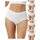 【送料無料】 アレグラ ケー レディース パンツ アンダーウェア 5 Packs Women's High Waisted Underwear Silky Br...