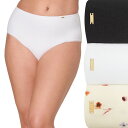 【送料無料】 バリ レディース パンツ アンダーウェア Women's Bali Lux Cotton Essentials 3-pk. Brief Under...