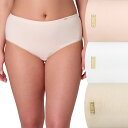 【送料無料】 バリ レディース パンツ アンダーウェア Women's Bali Lux Cotton Essentials 3-pk. Brief Under...