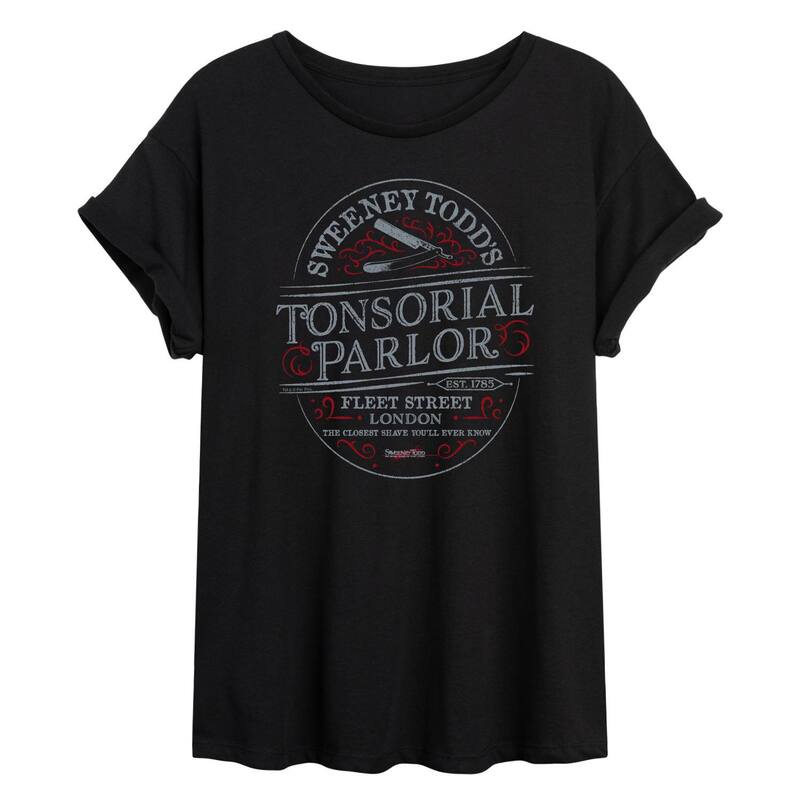 ReVida ŷԾŹ㤨֥˥ᥭ饯 ǥ ȥåץ T Licensed Character Juniors' Sweeney Todd Tonsorial Parlor Oversized Tee Black ֥åפβǤʤ7,980ߤˤʤޤ
