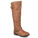 【送料無料】 ジュルネ コレクション レディース ブーツ・レインブーツ シューズ Journee Collection Spokane Women's Knee...