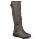 【送料無料】 ジュルネ コレクション レディース ブーツ・レインブーツ シューズ Journee Collection Stormy Women's Knee-...