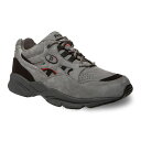 【送料無料】 プロペット メンズ スニーカー シューズ Propet Stability Walker Men's Sneakers Gray Black Nubuck(4)