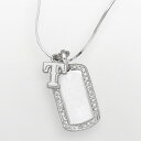 【送料無料】 ロゴアート レディース ネックレス・チョーカー・ペンダントトップ アクセサリー LogoArt Texas Rangers Sterling Si...