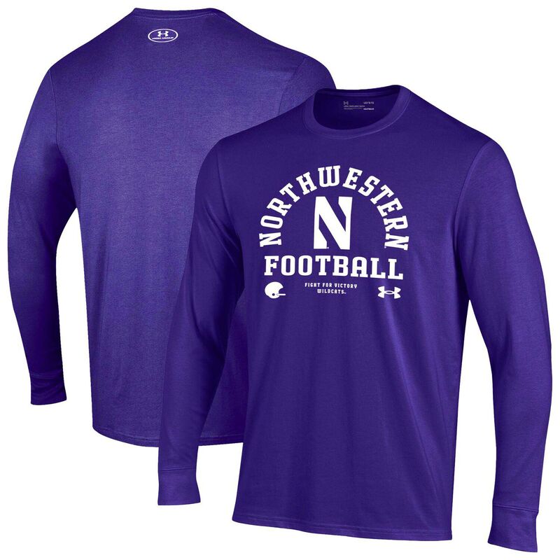 ReVida ŷԾŹ㤨̵֡ ޡ  T ȥåץ Men's Under Armour Purple Northwestern Wildcats 2025 Sideline Football Performance Cotton Long Sleeve T-Shirt Nwt PurpleפβǤʤ12,480ߤˤʤޤ