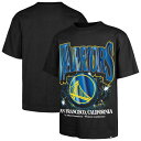 【送料無料】 フォーティセブンブランド メンズ Tシャツ トップス Men's '47 Black Golden State Warriors Past Champs Collection Flashbulb Foundation T-Shirt War Black