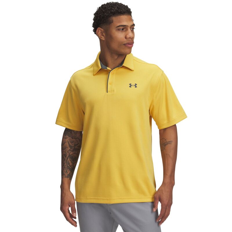 【送料無料】 アンダーアーマー メンズ Tシャツ トップス Big & Tall Under Armour Tech Polo Noble Gold