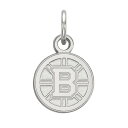 【送料無料】 ロゴアート レディース ブレスレット・バングル・アンクレット アクセサリー LogoArt Boston Bruins 10k Gold Mini Pendant 10k White Gold