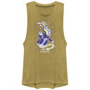 【送料無料】 ライセンス キャラクター レディース Tシャツ トップス Juniors' Pokemon Legendary Dragon Miraidon Tank Top Gold Heather