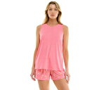 【送料無料】 クロフト&バロー レディース ナイトウェア アンダーウェア Women's Croft & Barrow 2-Piece Lush Luxe Pa...