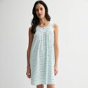 【送料無料】 クロフト&バロー レディース ナイトウェア アンダーウェア Petite Croft & Barrow Knit Sleeveless Sleep...