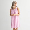 【送料無料】 クロフト&バロー レディース ナイトウェア アンダーウェア Petite Croft & Barrow Knit Sleeveless Sleep...