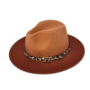 【送料無料】 メロウワールド レディース 帽子 アクセサリー Women's Mellow World Leopard Belt Band Hat Cognac