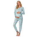 【送料無料】 クドルドッズ レディース ナイトウェア アンダーウェア Maternity Cuddl Duds Cozy Long Sleeve Henley ...