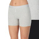【送料無料】 エスオー レディース パンツ アンダーウェア Juniors' SO Cotton Spandex 2-Pack Boxer Underwear ...